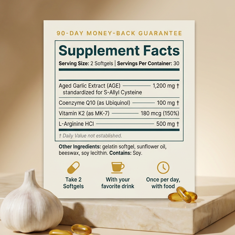 Aged Garlic Extract Softgels